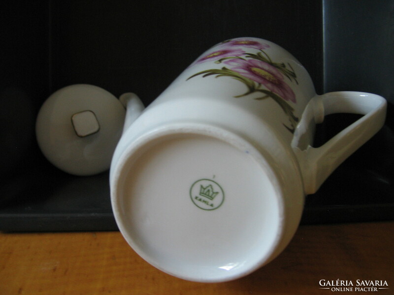 Retro wild rose kahla ddr tea, coffee pot, jug