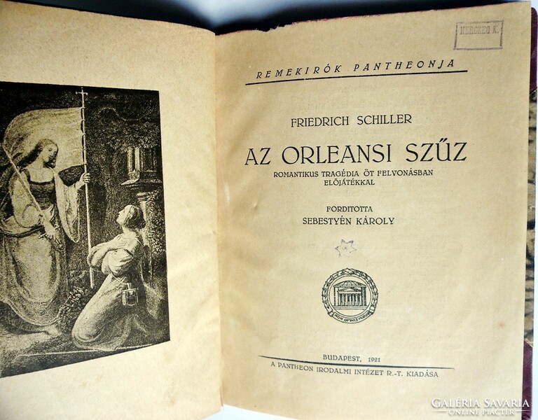 Friedrich Schiller: Az orleansi szűz (1921)