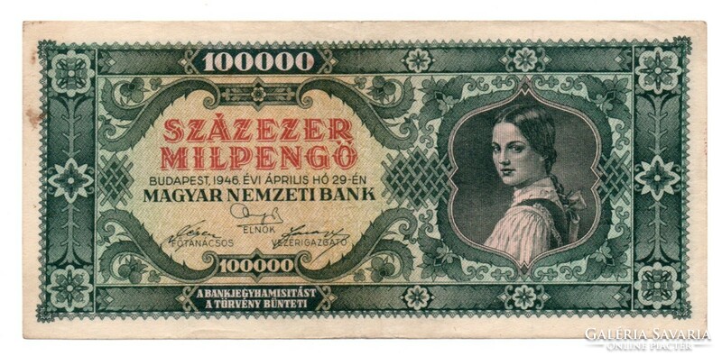 100,000 Milpengő 1946