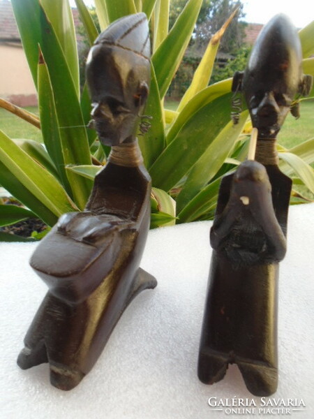 African wood carving, wooden couple