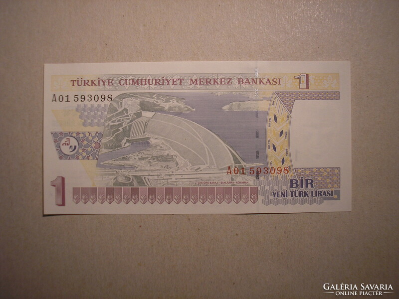Turkey - 1 lira 2005 unc
