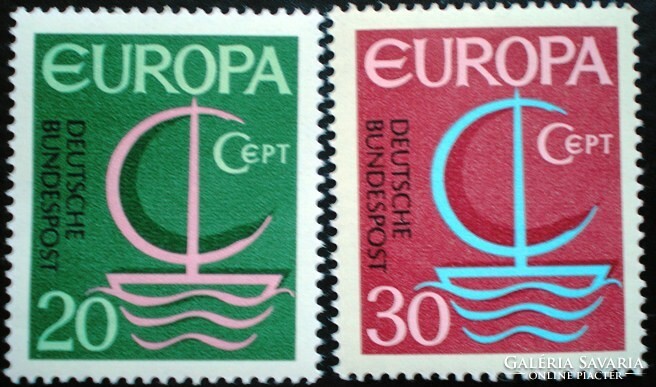 N519-20 / Németország 1966 Europa CEPT bélyegsor postatiszta
