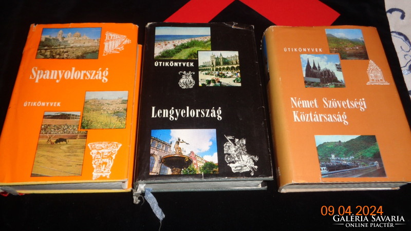 Spanish p. - Polish o . - Nszk, panorama guidebooks, 3 pcs.
