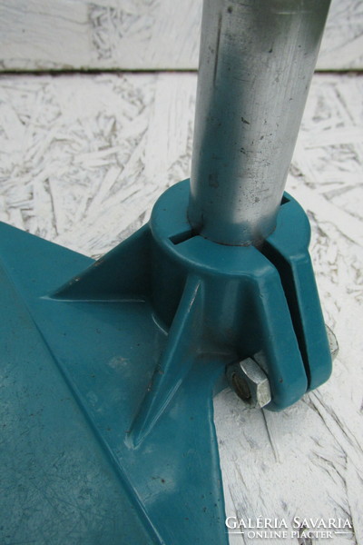 Old, retro black&decker (blue) DIY vertical drill stand for pistol drill