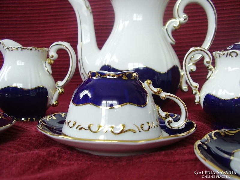 6 Personal zsolnay pompadour lll. Coffee set