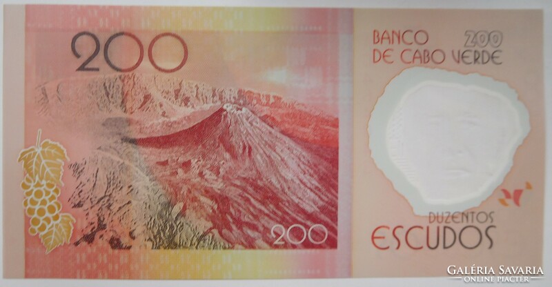 Cape Verde Islands 200 escudos 2014 unc polymer!
