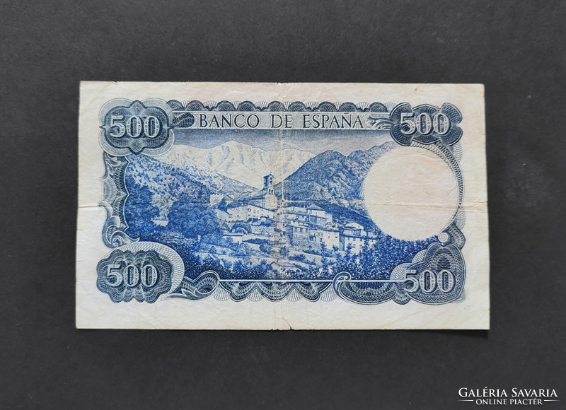 Spain 500 pesetas 1971, f+