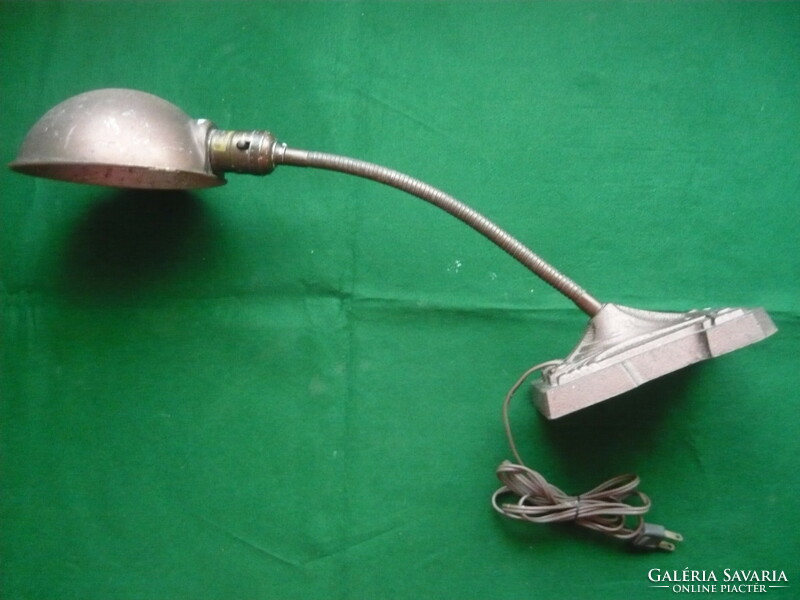 Antique table lamp, bank lamp
