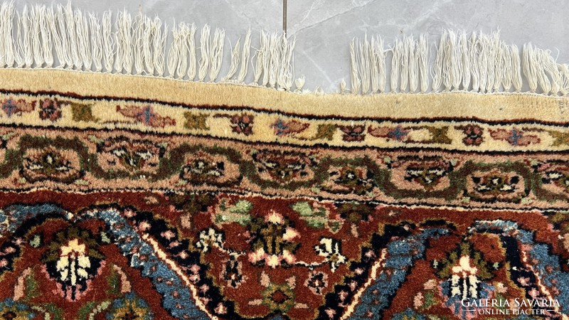 3631 ÁLOMSZÉP Hindu Tabriz kézi csomó gyapjú perzsa szőnyeg 170X245CM ingyen futár