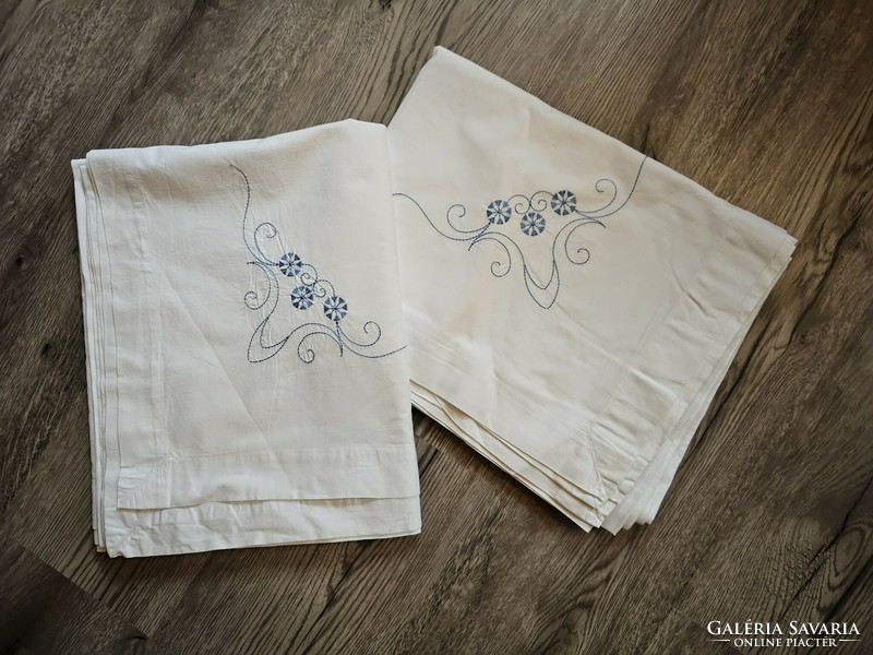2 new condition embroidered cotton sheets