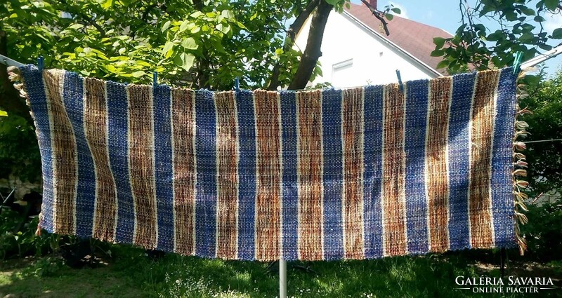 Handwoven wool carpet / tapestry