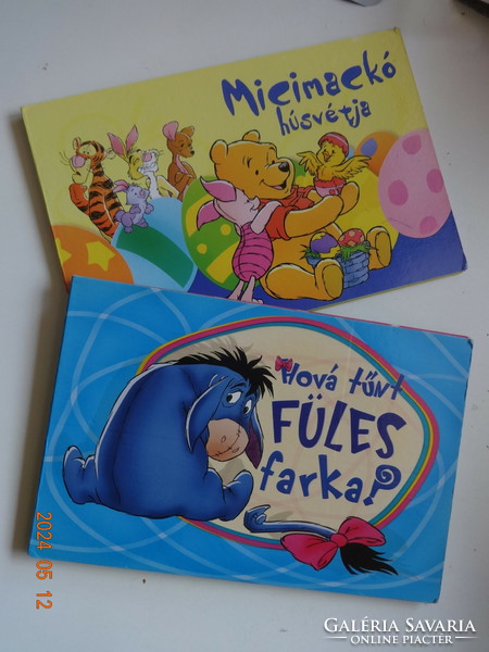Two nice hardback Disney storybooks together for little ones: where did the tail with ears go + Pooh's Easter