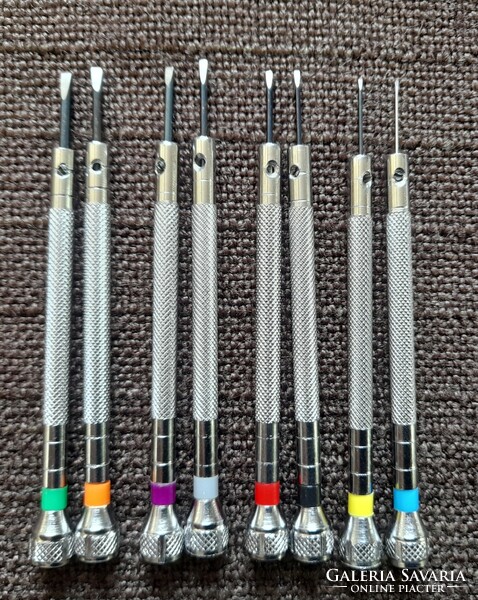 Watchmaker's flat screwdriver up to 06mm-2.0 6 pcs.