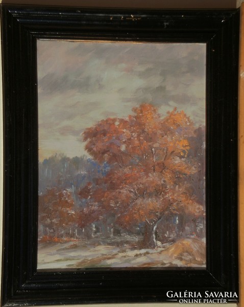 Unknown painter (Middle of the 20th century) - early winter