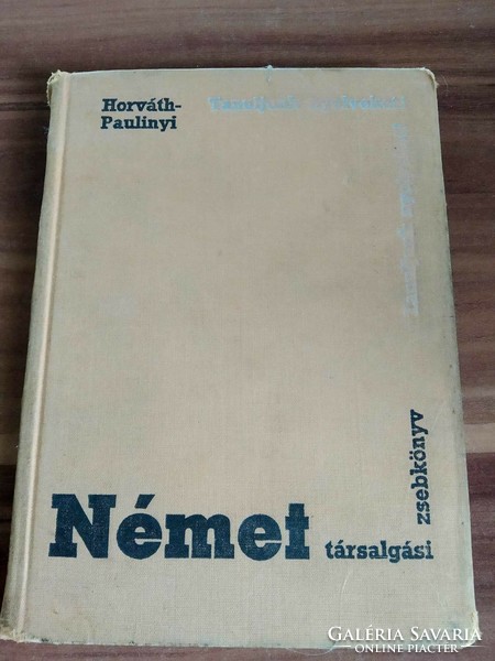 Horváth-Paulinyi: Német társalgási szebkönyv, 1959