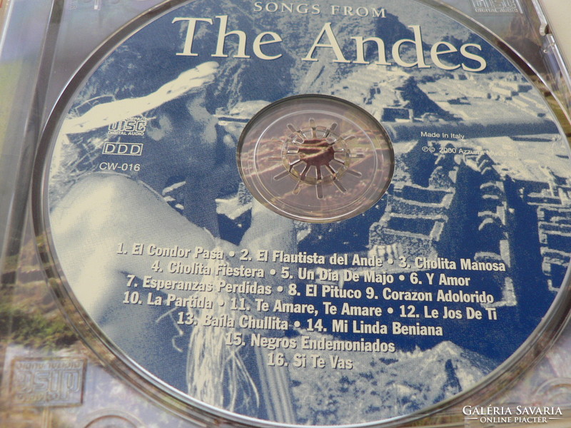 Songs from The Andes CD
