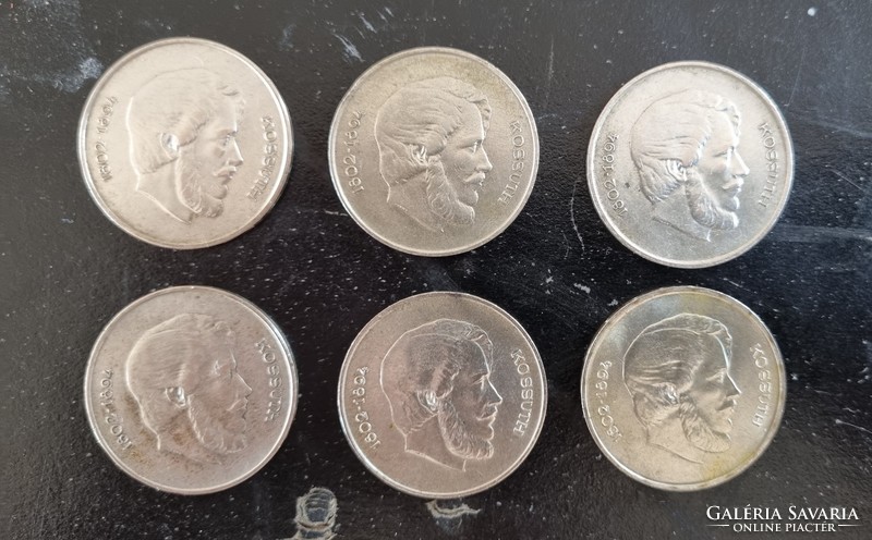 Kossuth 5 HUF silver coin 1947 - 6 pieces