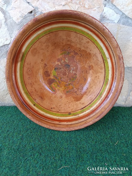 Règi nèpi ceramic bowl national color