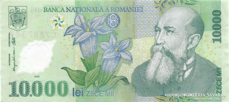 10000 lei 2000 polymer Románia 3.