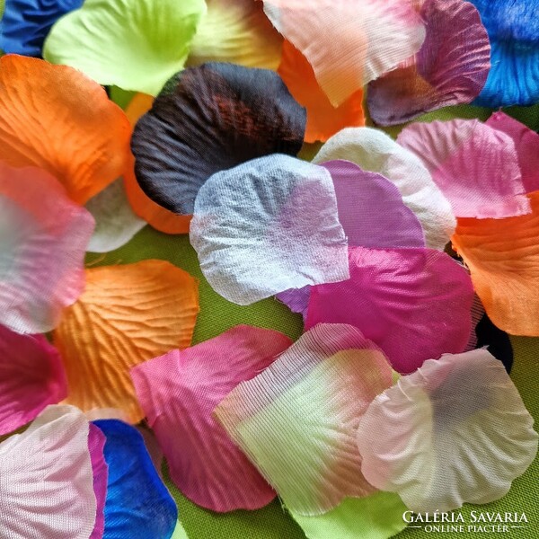 Wedding, party dek80 - 240 textile flower petals - mix