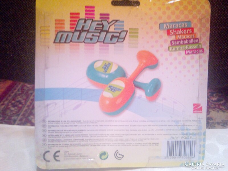 Hey music maracas unopened packaging