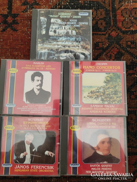 Hungaroton classics classical music CD 5 pcs