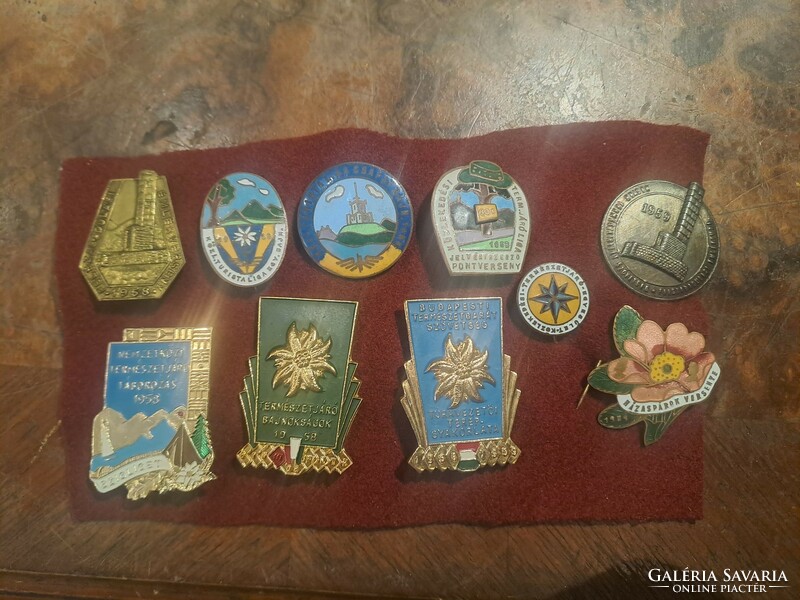 Tourist badge collection 1958-59