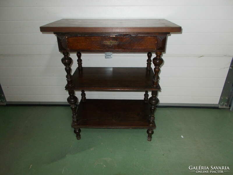Tin German table, jury table, service table, console table