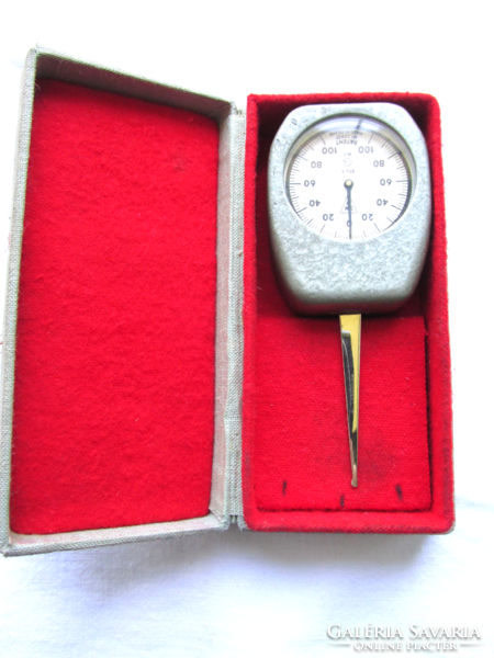 Old, patent (Polish) certified angle feeler gauge in its own box