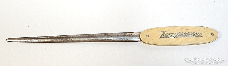 Kupferberg gold - antique champagne advertisement - letter opener/paper cutter