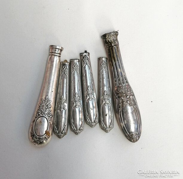 French silver-plated handles - 6 pieces