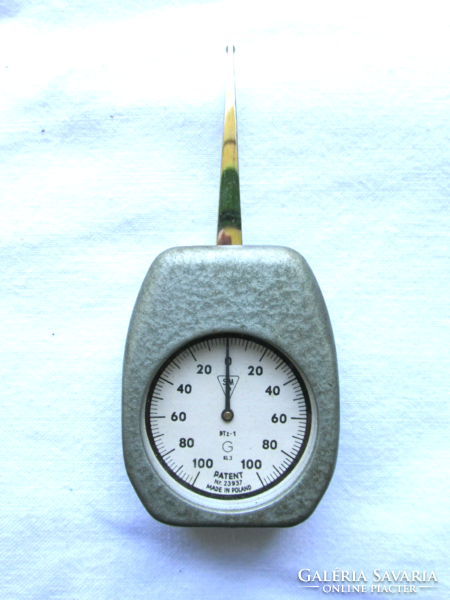 Old, patent (Polish) certified angle feeler gauge in its own box