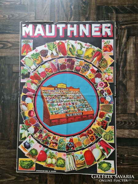 Nagy méretű Mauthner Ödön Plakát