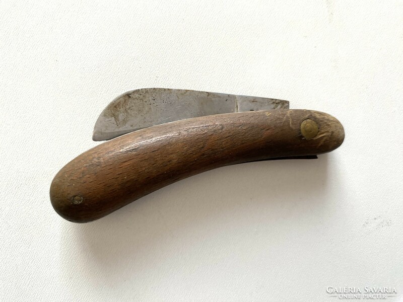 Antique czechoslovakia steel blade wooden knife knife folk object