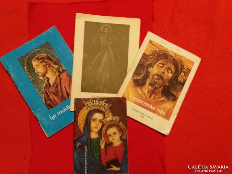 Old Christian church, small books, booklets, 4 in one, in very good condition, according to the pictures