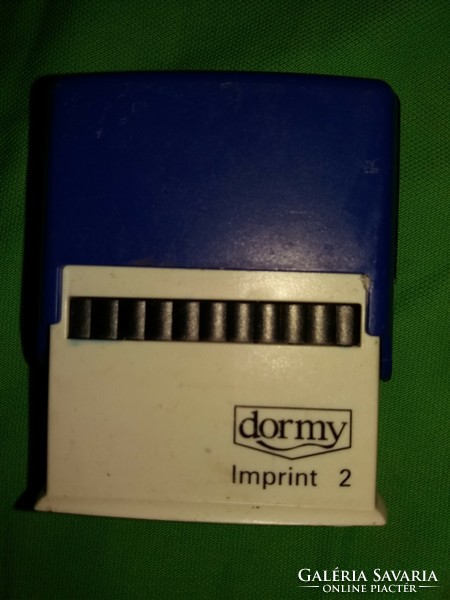 Régi ERSTE - POSTABANK BÉLYEGZŐ pecsét gumis AUTOMATA DORMY INTERPRINT 2 házzal a képek szerint 2.