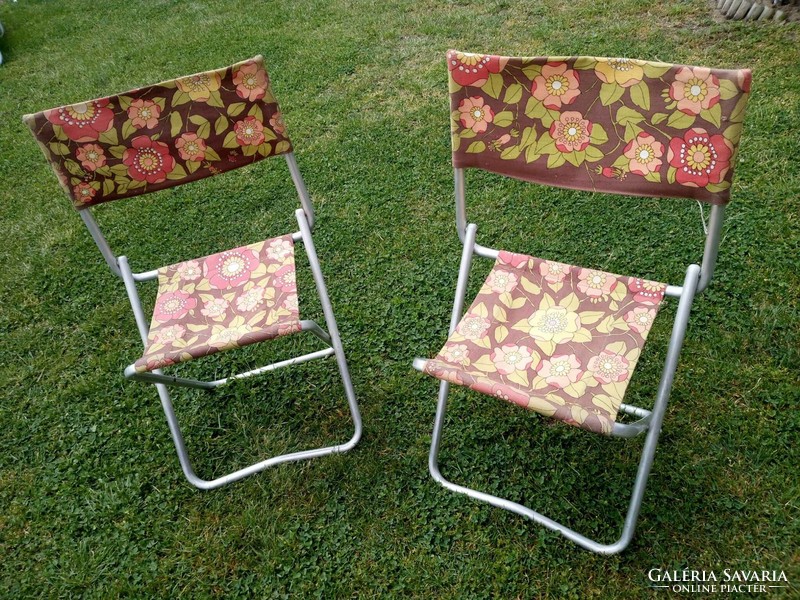 Retro camping, camping children's chair for sale in pairs