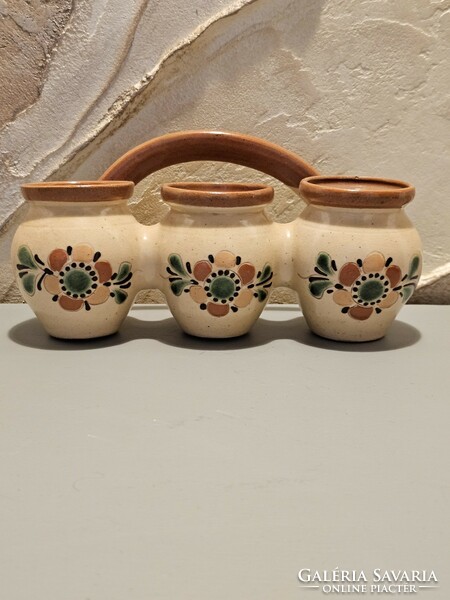 Imre Szűcs folk ceramic spice holder