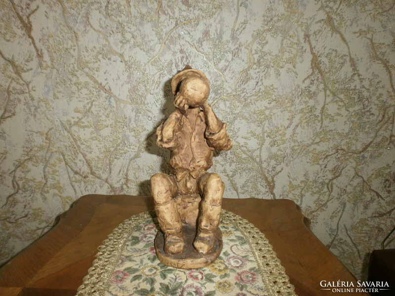 Ceramic figurine orbán judit