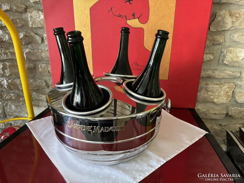 Carpene malvolti four bottle beverage cooler wine prosecco champagne champagne bar equipment and accessories