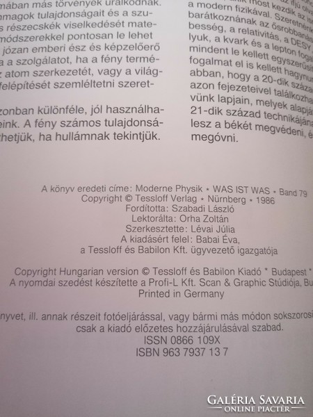 Modern fizika Mi micsoda sorozat