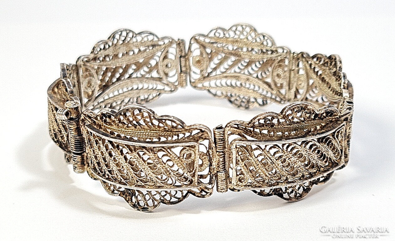 Beautiful filigree silver bracelet