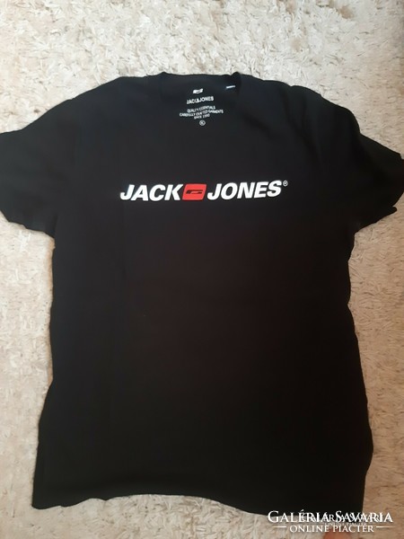 Jack & Jones fekete férfi póló XL méret