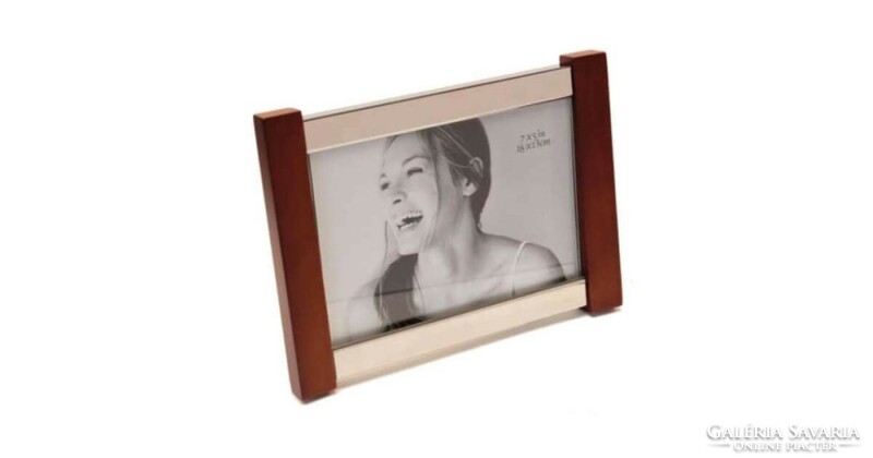 Wooden metal photo frame (120003)