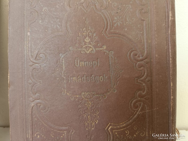 Antik zsidó héber magyar nyelvű imádságos könyv imakönyv 1902 judaika 2 kötet sérült 545 8879