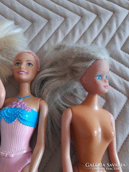 Retro vegyes Barbie baba csomag + a görkoris  Man