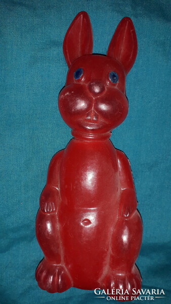 Old rare Hungarian traffic goods dmsz plastic bunny rabbit toy figure 23 cm according to the pictures