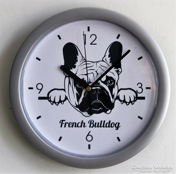 French bulldog wall clock (100036)
