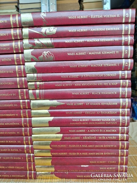 Wass Albert díszkiadás1-49. 34 kötete eladó. 215000.-Ft