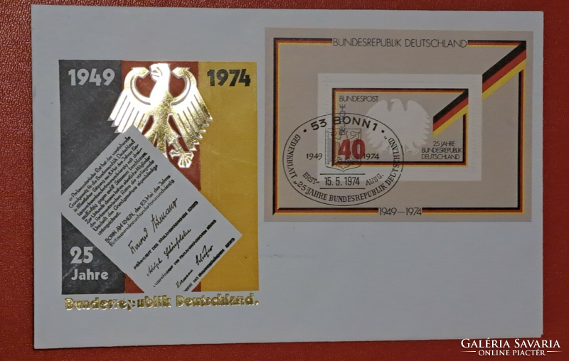 Stamped envelope, Germany,